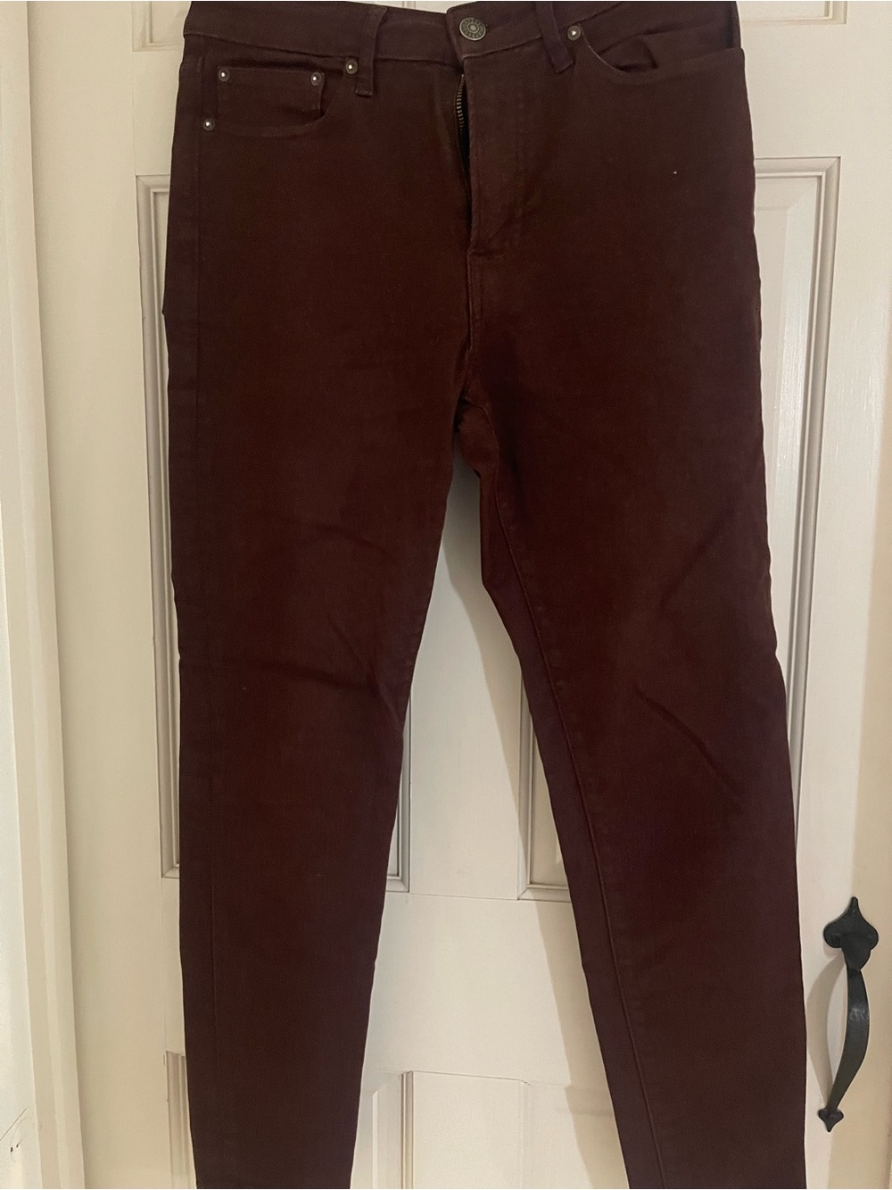 Express Maroon Slim Jeans